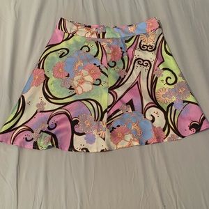 Free People Silk 70’s Skirt